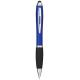 Bolígrafo stylus de color con empuñadura negra Nash Ref.PF106903-AZUL REAL/NEGRO INTENSO 