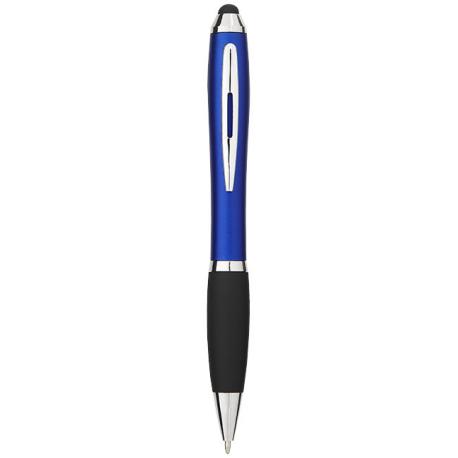 Bolígrafo stylus de color con empuñadura negra Nash
