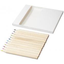 Set de 22 lápices de colores y tarjetas para colorear Doris