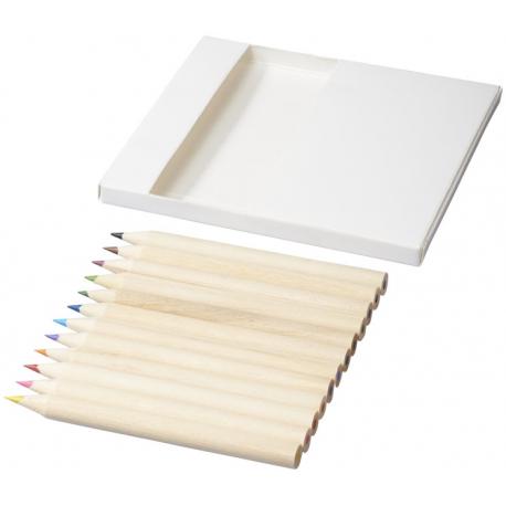 Set de 22 lápices de colores y tarjetas para colorear Doris