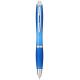 Bolígrafo nash de color con grip de color y tinta azul Ref.PF107078-AZUL AQUA