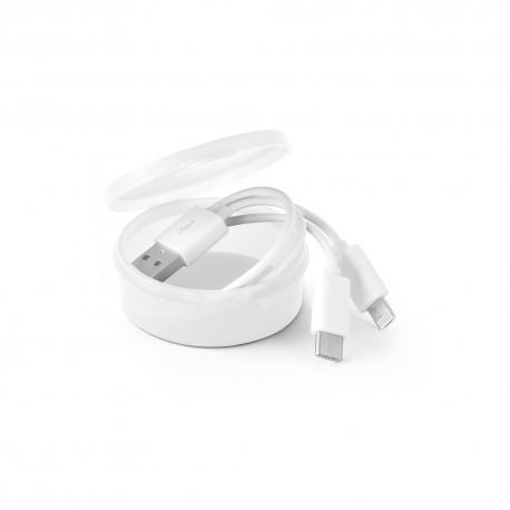 Cable usb con conector 3 en 1 Emmy