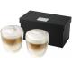 Set de 2 tazas de café de cristal Boda Ref.PF112512-TRANSPARENTE 