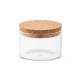 Botella de vidrio de borosilicato con tapa de corcho 380ml Spice 380 Ref.PS94099-NATURAL 