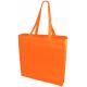 Bolsa tote de algodón 220 g/m² con asas largas Odessa Ref.PF120135-NARANJA 