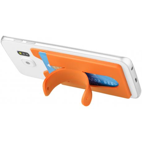 Portatarjetas de silicona con soporte para teléfono 