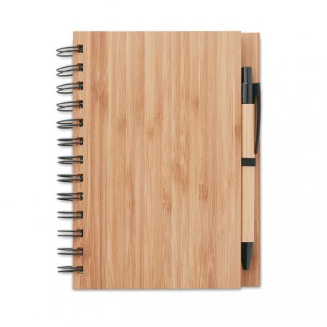 Cuaderno de notas bambú 18x13cm Bambloc