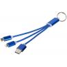 Cable de carga 3 en 1 con llavero Metal