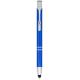 Bolígrafo con stylus de aluminio “moneta” (tinta azul)  Ref.PF107298-AZUL REAL 