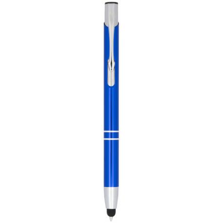 Bolígrafo con stylus de aluminio “moneta” (tinta azul) 