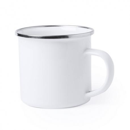 Taza de metal esmaltada vintage de 370ml Neyms