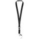 Lanyard con hebilla separable y enganche para móvil Sagan Ref.PF102508-NEGRO INTENSO 