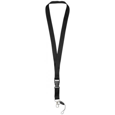 Lanyard con hebilla separable y enganche para móvil Sagan