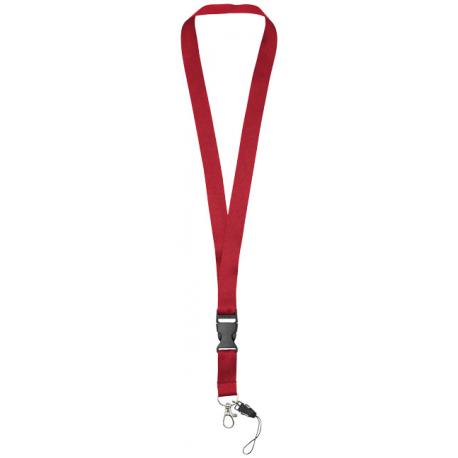 Lanyard con hebilla separable y enganche para móvil Sagan