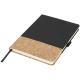 Libreta a5 de PU y corcho Evora Ref.PF107320-NEGRO INTENSO 