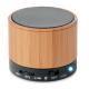 Altavoz de bambú red Round bamboo Ref.MDMO9608-NEGRO 