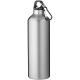 Botella de 770 ml de aluminio con mosquetón Oregon Ref.PF100297-PLATEADO 