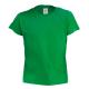 Camiseta para niño color Hecom 135g/m2 Ref.4198-VERDE