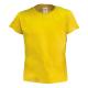 Camiseta para niño color Hecom 135g/m2 Ref.4198-AMARILLO
