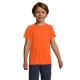 Sporty camiseta niño 140g Sporty kids Ref.MDS01166-NARANJA NEON