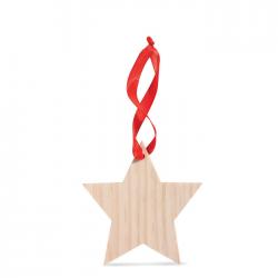 Estrella de madera colgante Woostar