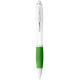 Bolígrafo nash blanco con grip de color Nash blanco con grip de color Ref.PF106900-BLANCO/LIMA