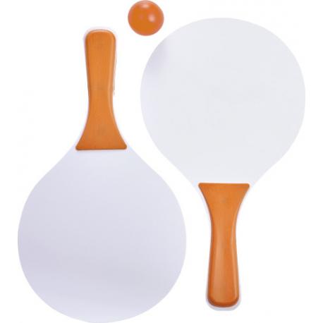 Set de palas de madera y pelota Eliza