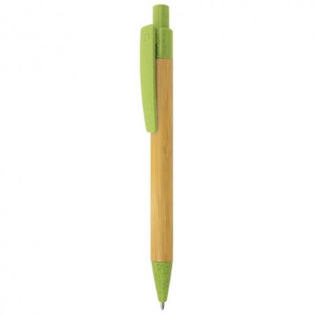 Boligrafo de bambu y fibra de trigo 