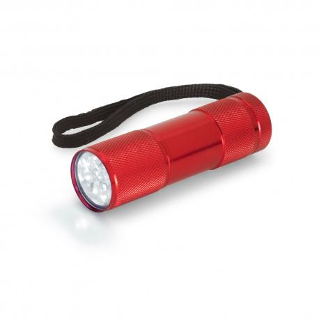 Linterna de aluminio con 9 leds Flashy