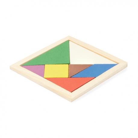 Puzzle tangram de madera personalizado
