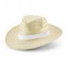 Sombrero de paja natural Edward rib