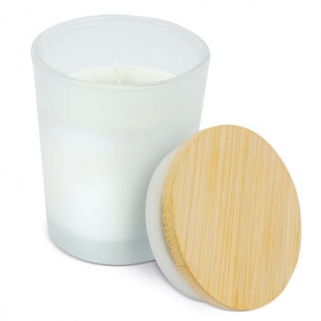 Vela aromatica tapa bambú 