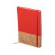 Cuaderno de notas goma elástica 14,7x21cm Bluster Ref.6338-ROJO 