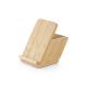 Soporte para smartphone y porta bolígrafo con cargador inalámbrico rápido de 10 w en bambú Leavitt Ref.PS97940-NATURAL 