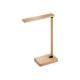 Lámpara de escritorio plegable con cargador inalámbrico superrápido de 15w en bambú Morey Ref.PS97122-NATURAL 