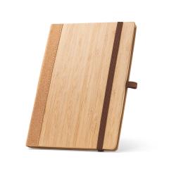 Cuaderno a5 realizado con hojas de bambú y corcho Orwell