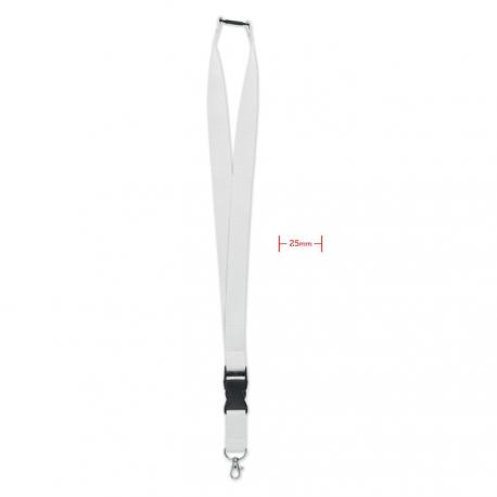 Lanyard 25mm con mosquetón Wide lany