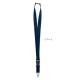 Lanyard 25mm con mosquetón Wide lany Ref.MDMO9661-AZUL 