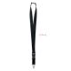 Lanyard 25mm con mosquetón Wide lany Ref.MDMO9661-NEGRO 