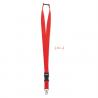 Lanyard 25mm con mosquetón Wide lany