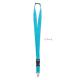 Lanyard 25mm con mosquetón Wide lany Ref.MDMO9661-TURQUESA 