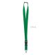 Lanyard 25mm con mosquetón Wide lany Ref.MDMO9661-VERDE 