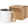 Taza de acero inoxidable reciclado con certificado RCS con aislamiento de cobre de 360 ml Bjorn