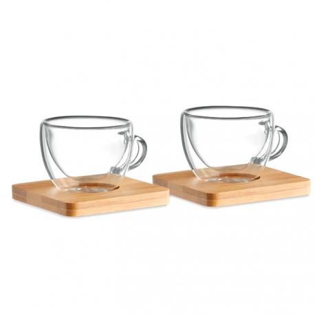 Juego de 2 tazas personalizadas de café 90ml Belize