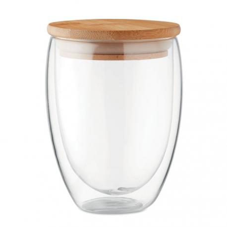 Vaso cristal doble capa 350 ml Tirana medium