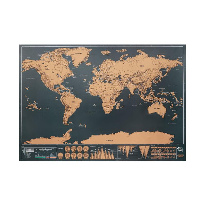 Mapa Mundi Para Rascar