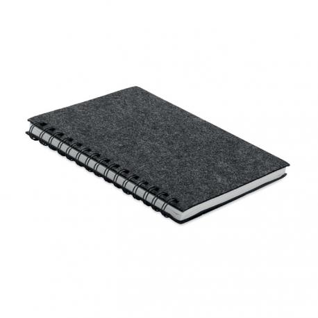 Libreta a5 rpet tapa fieltro Ringfelt