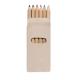 6 lápices de colores en caja Abigail Ref.MDKC2478-MULTICOLOUR 