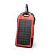 Power bank resistente recarga solar 4000mAh Lenard Ref.4939-ROJO 