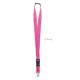 Lanyard 25mm con mosquetón Wide lany Ref.MDMO9661-FUCSIA 